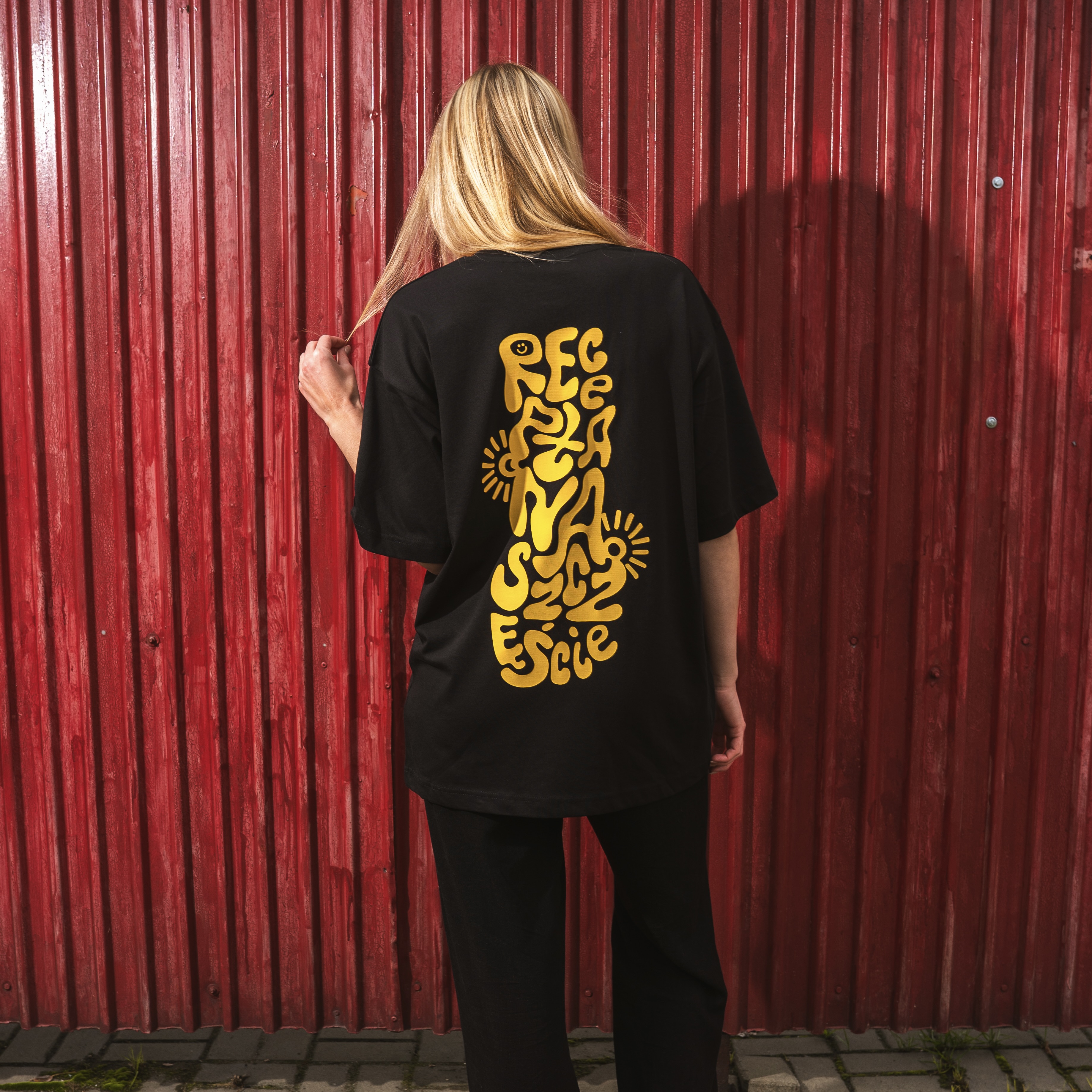 recepta na szczęście | t-shirt czarny